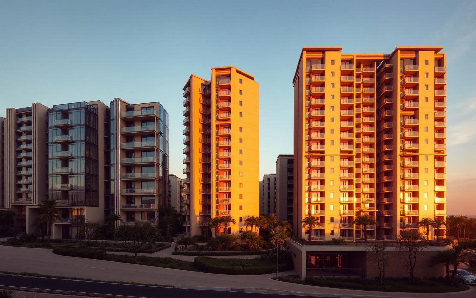 Residential apartment community in Bengaluru
