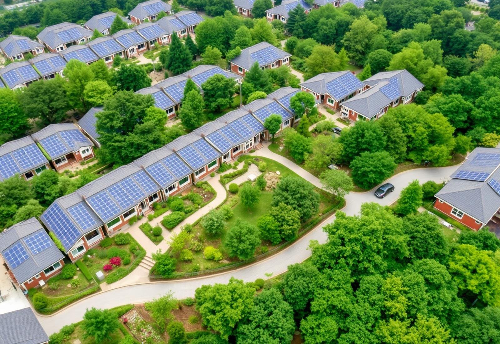 Green landscaped community by Elite Green Arc Properties